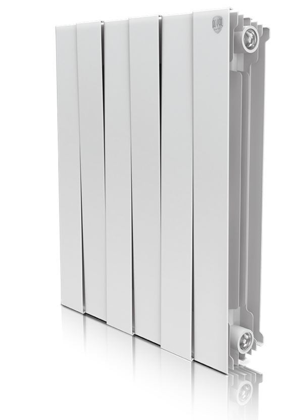 Биметаллический секционный радиатор Royal Thermo PianoForte Bianco Traffico 500x8 секций